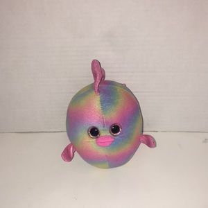 TY pink and blue fish